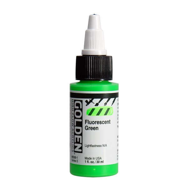 378745, Golden HF Fluorescent Green, 1 oz