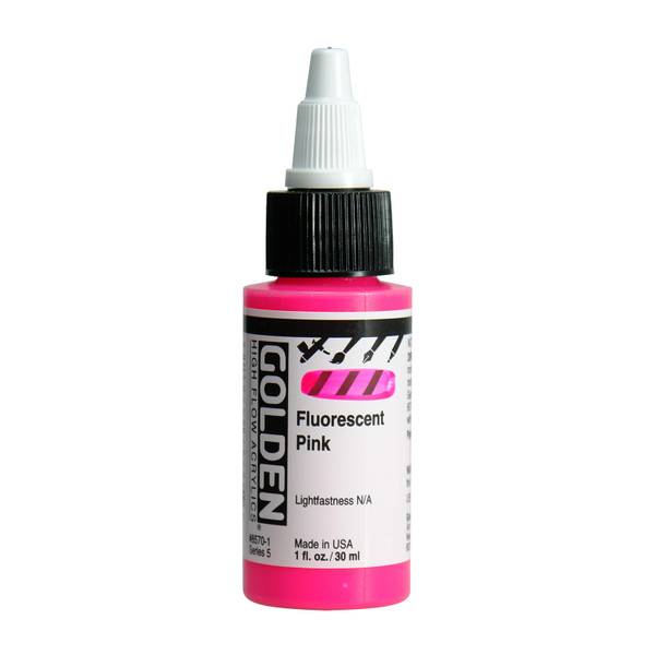 378747, Golden HF Fluorescent Pink, 1 oz