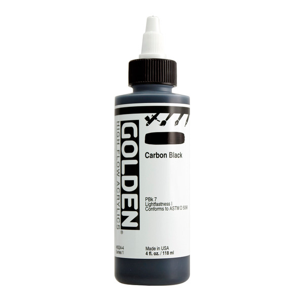 378756, Golden HF Carbon Black, 4 oz