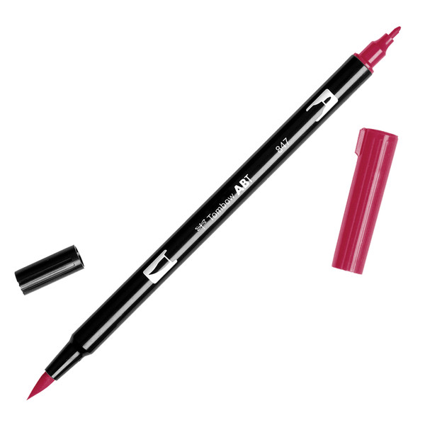 439034, Tombow Dual Brush Pen, Crimson