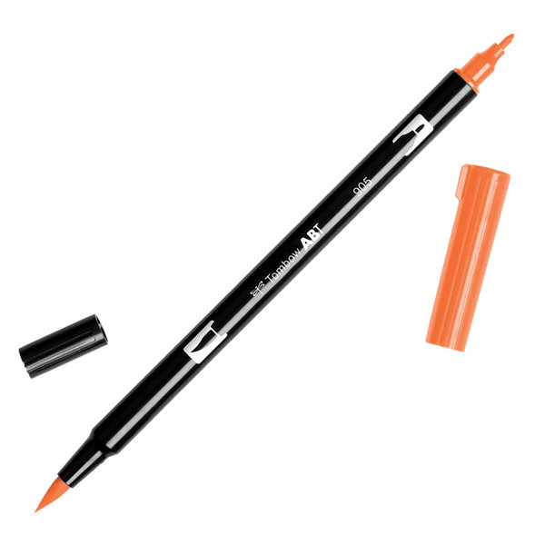 439039, Tombow Dual Brush Pen, Red