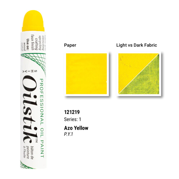 370934, Shiva Paintstik, Azo Yellow
