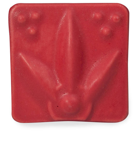 612059, Satin Matte Glaze, SM-51 Red, Cone 5-6, Pint