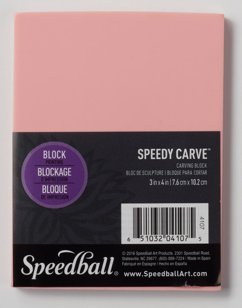 624107, Speedy Carve Pink Carving Block, 3x4