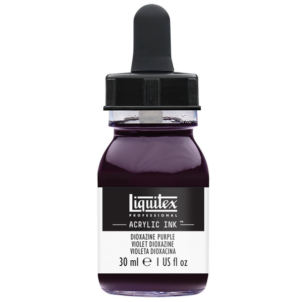 518215, Liquitex Acrylic Ink, Dioxazine Purple, 1 oz