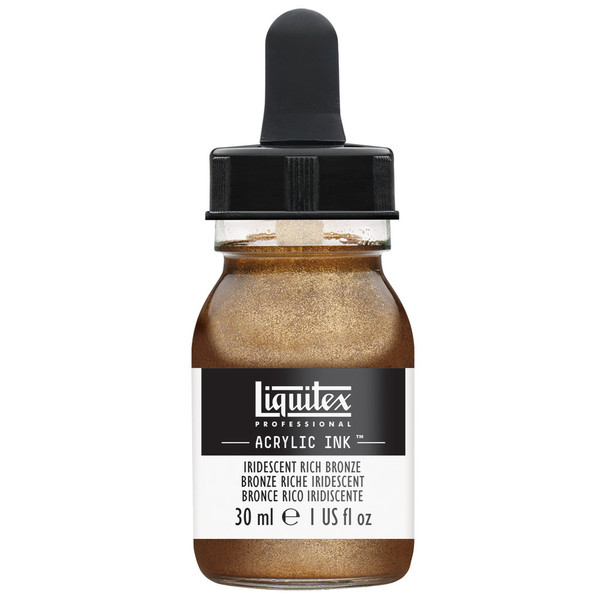 518218, Liquitex Acrylic Ink, Bronze, 1 oz