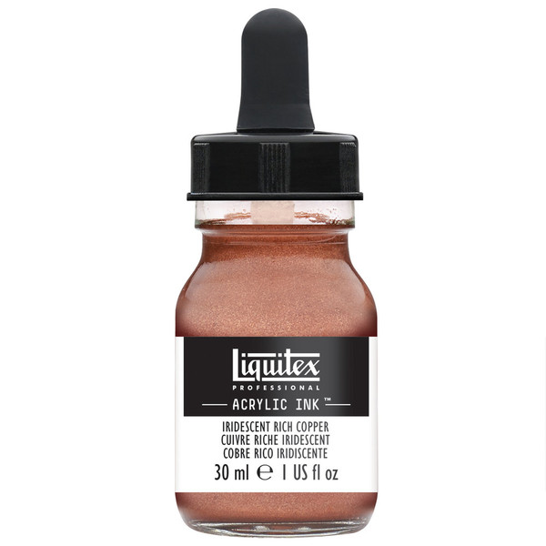 518219, Liquitex Acrylic Ink, Copper, 1 oz