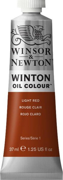 372757, Winton Oil Colour, Light Red, 37ml.