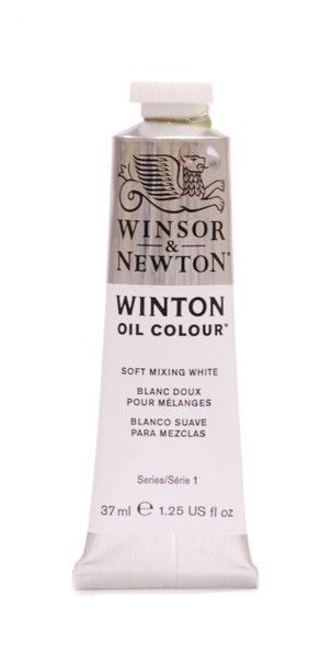 372759, Winton Oil Colour, Soft Mixing White, 37ml.