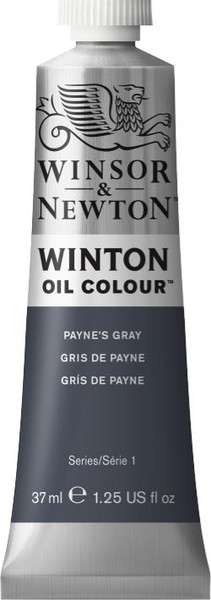 372762, Winton Oil Colour, Paynes Grey, 37ml.