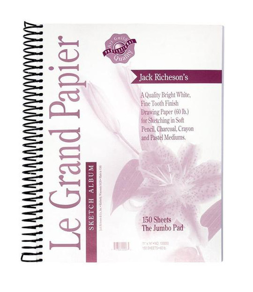 341012, Le Grand Drawing Pad, 11"x14", 150 Sheets