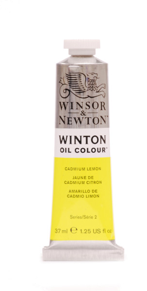 372732, Winton Oil Colour, Cadmium Lemon, 37ml.