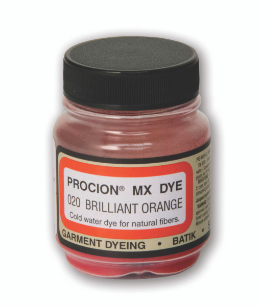 514004, Jacquard, Procion MX Dye, Brilliant Orange, 2/3 oz