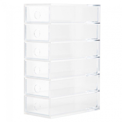 Sale Price Muji Acrylic Accessory Storage 6 Steps W8 7 X D17 X