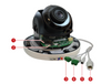 ACTi A71 4MP Outdoor Dome with D/N, IR, Extreme WDR, SLLS, Fixed Lens