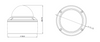 ACTi A85 2MP Outdoor Zoom Dome with D/N, Adaptive IR, Extreme WDR, ELLS, 4.3x Zoom Lens