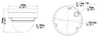 ACTi Z85 2MP Outdoor Zoom Dome with D/N, Adaptive IR, Superior WDR, SLLS, 4.3x Zoom Lens