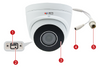 ACTi Z87 4MP Outdoor Zoom Dome with D/N, Adaptive IR, Superior WDR, SLLS, 4.3x Zoom Lens