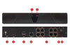 ACTi ENR-020P 9-Channel Mini Standalone NVR with 8-port PoE Connectors