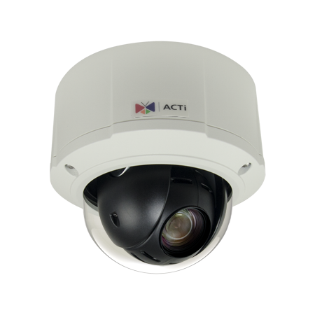 ACTi B912 5MP Outdoor Mini PTZ with D/N, Extreme WDR, SLLS, 10x