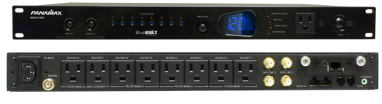 Furman 15A BlueBOLT Power Conditioner, 8 Individually Controlled Outlets, 8  Ft Cord, M4315-PRO