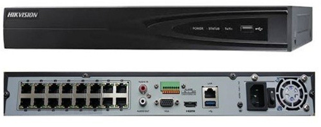 nvr hikvision 16 channel poe