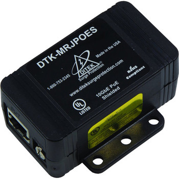 DITEK 10GbE PoE surge protector, DTK-MRJPOE DITEK 10GbE PoE surge protector, DTK-MRJPOE