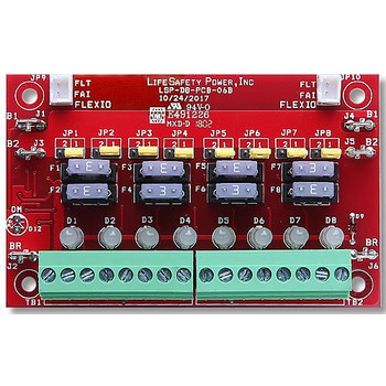 LifeSafety Power D8 8 AUX Distribution Module, Fused 3A LifeSafety Power D8 8 AUX Distribution Module, Fused 3A