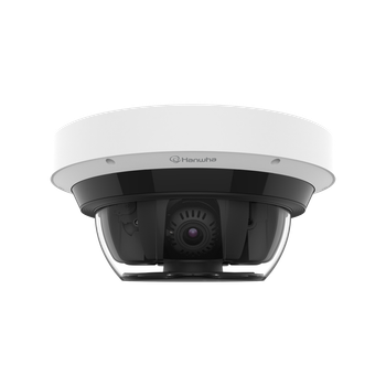 Hanwha Vision 4K x 4, AI, IR Multi-directional outdoor camera with PTRZ, PNM-C32083RQZ