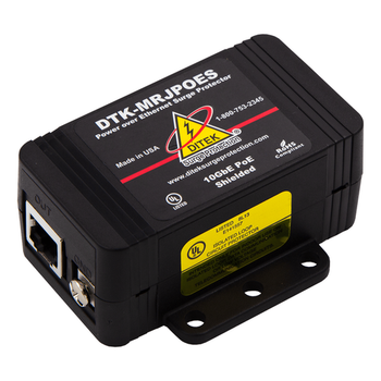 DITEK Single Channel 10GbE PoE Protector, DTK-MRJPOES
