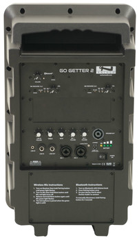 Anchor Audio Go Getter with built-in Bluetooth & two dual wireless mic receivers, GG2-U4
