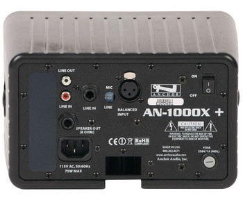 Anchor Audio 50 Watt Black Powered Speaker Monitor, AN-1000X+