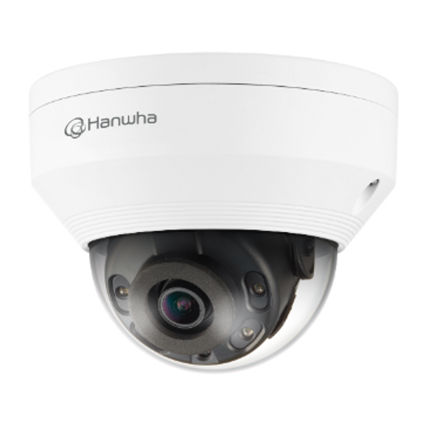 Hanwha Techwin 5MP with 4.0mm Lens Outdoor Vandal Resistant Dome Network Camera, QNV-8020R