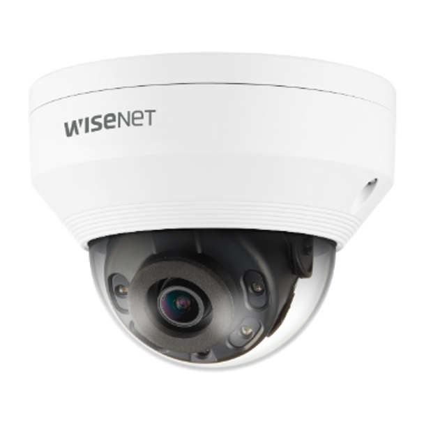 Hanwha Techwin Outdoor Vandal Resistant Dome Camera with 4 mm Lens, QNV-6022R