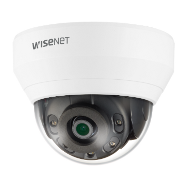 Hanwha Techwin Indoor Vandal Resistant Dome Camera with 6 mm Lens, QND-6032R