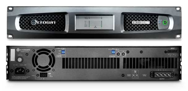 Crown Two channel 300W @ 4 Ohm Analog Power Amplifier, 70V/100V, DCi2|300