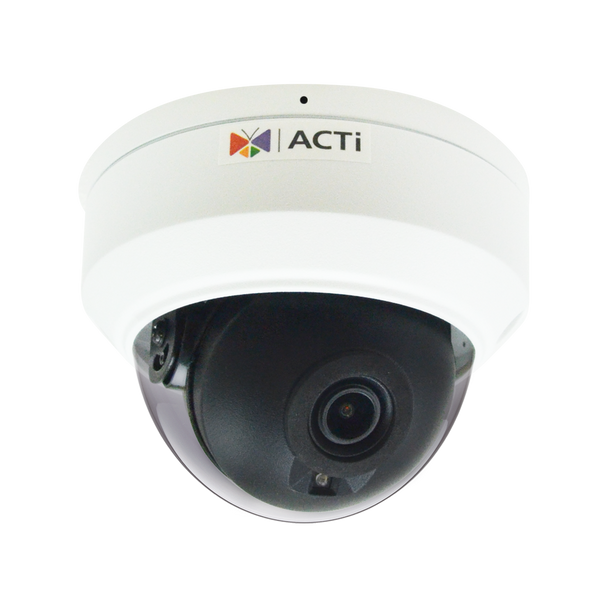 ACTi Z714 8MP Outdoor Mini Dome with D/N, Adaptive IR, Superior WDR, SLLS, Fixed Lens