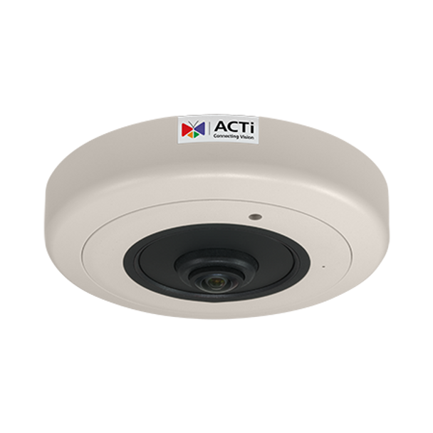 ACTi B511A 12MP Indoor Hemispheric Dome with D/N, Adaptive IR, Extreme WDR, SLLS, Fixed Lens