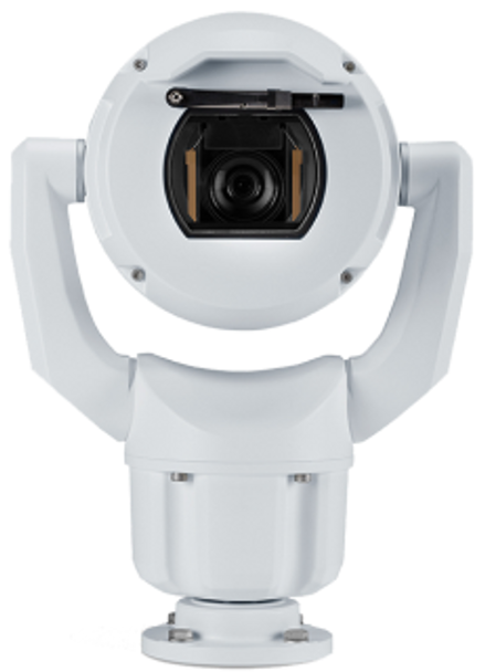 Bosch  MIC 7100I PTZ 4K CAMERA, ENHANCED 8MP HDR 12X, IP68 WHITE; SD LOCAL STORAGE, INWINDOW DEFROSTER, ANTI-BACKLASH DRIVETRAIN; USES 60W HPOE; ILLUMINATOR (SOLD SEPARATELY REQUIRES 95W HPOE), MIC-7504-Z12WR