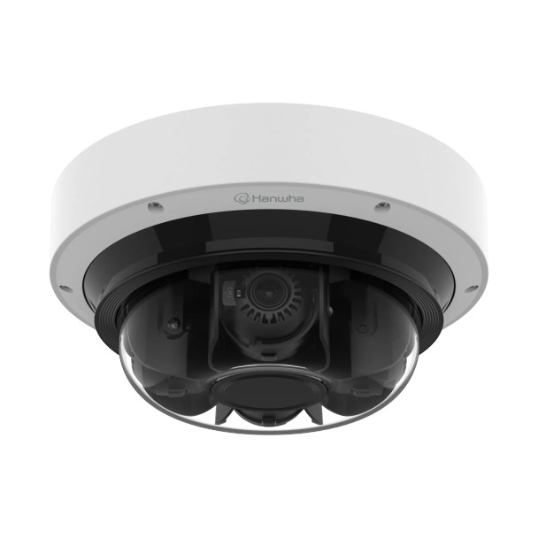 Hanwha Vision 4K x 4, AI, IR Multi-directional outdoor camera, PNM-C32083RVQ