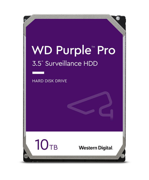 Western Digital Purple Pro 10TB Surveillance Hard Drive 3.5", WD101PURP