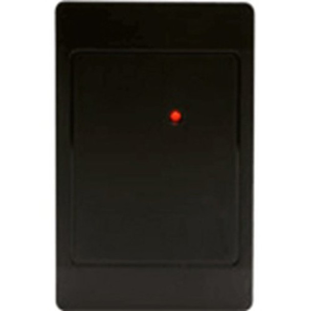 HID 5395C1106 ThinLine II Proximity Reader with Wiegand Output, Pigtail, Beep On, LED Normally Off, Host must Flash Red and/or Green, Designer Black, 5395C1106