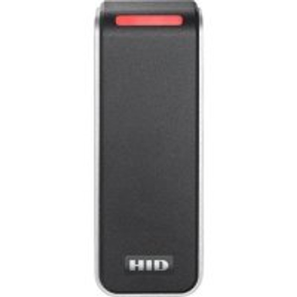 HID 20TKS-02-000000 Signo 20 Mullion Reader, 13.56MHz Profile, OSDP/Wiegand, Terminal, Mobile Ready, Black with Silver Trim (Replaces R15, RP10), 20TKS-02-000000
