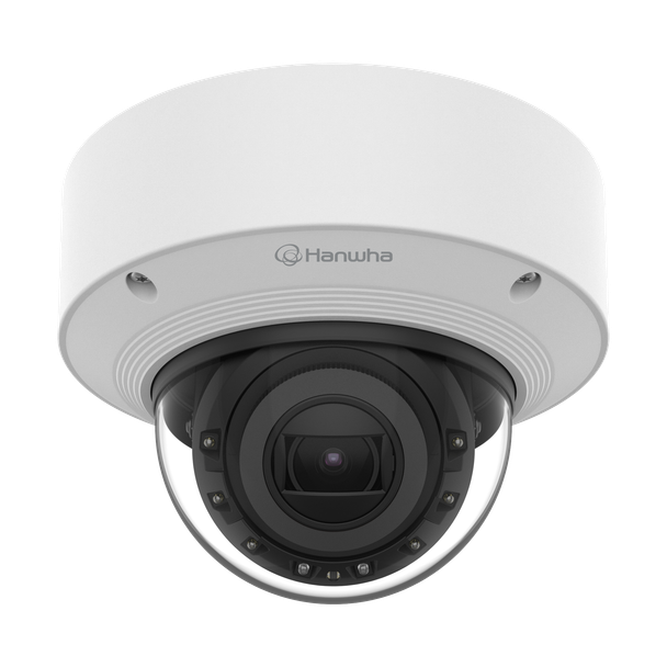 Hanwha Vision XNV-A6084R 2MP IR Outdoor Vandal Dome AI Camera - front