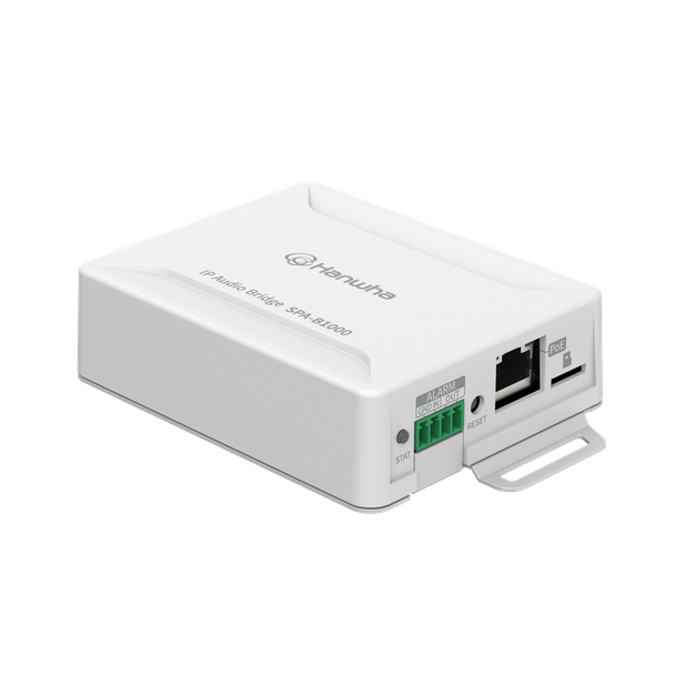 Hanwha Vision SPA-B1000 IP Audio Bridge - front