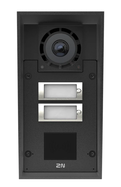 2N IP Force 2.0 2-Button Video Intercom - front view