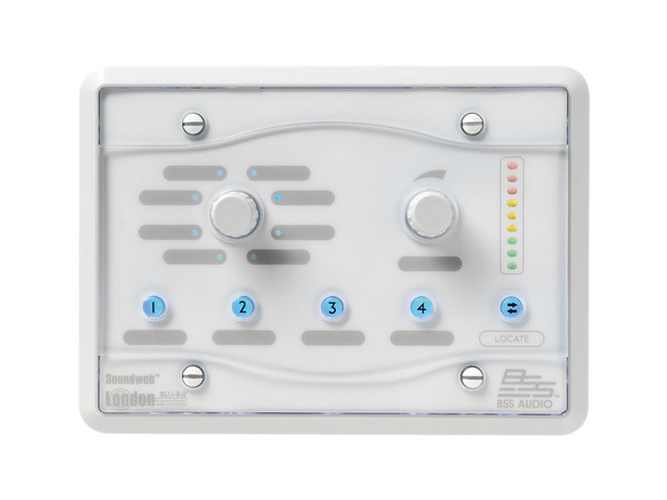 BSS Audio Programmable zone controller (White), BLU-8-V2-WHT