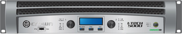 Crown Two Channel 2500W @ 4 Ohm Power Amplifier, I-Tech IT5000HD