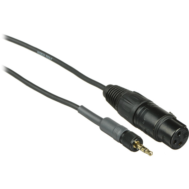 Sennheiser Microphone cable for ew bodypack transmitters, female XLR to 3.5mm threaded ew connector, CM1