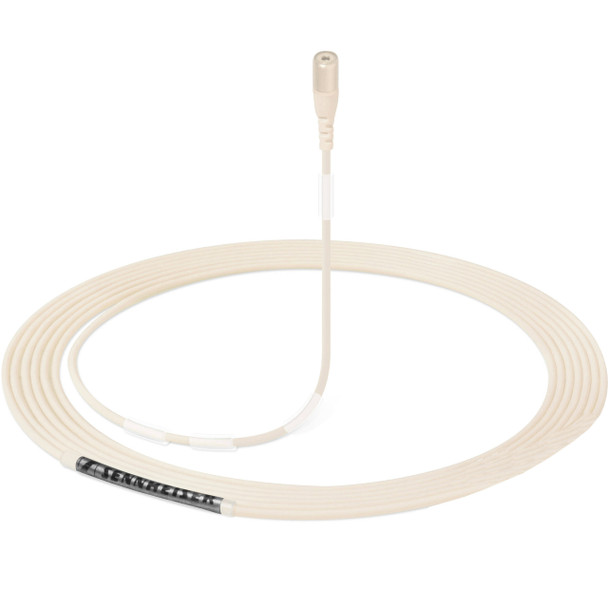 Sennheiser Paintable Ultra-miniature omni lavalier. 3.3 mm capsule, reduced sensitivity 5 mV/Pa, ultra thin (1.1 mm) cable with 3.5 mm locking connector for Evolution Wireless.  No accessories., MKE1-EW-M